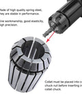 Pro Grade Heavy Duty 15 Piece ER20 Collet Set Ranging 1 To 13 mm In Metric Steel With 65Mn Spring Steel Construction