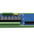 8 Channel Relay Expansion Board for Raspberry Pi and Jetson Nano 5V Power Supply GPIO Ready Controls High Voltage Home Appliances Up To 5A 250V AC with Photo Coupling Isolation and Rail Mount Case.