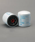 Two Coolant Filter Spin-On SCA Plus Replacement For Heavy-Duty Engines showing label and filter end on gray background.
