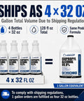 Isopropyl Alcohol 99.9 Percent IPA Pro Grade Industrial 1 Gallon Fast Evaporating Low Residue Solvent For Lab Use Cleaning Degreasing And Electronic Parts Maintenance, 4x32 oz bottles