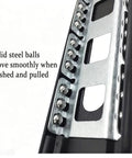Drawer Repair Kit With 3 Inch Widening Heavy Duty Ball Bearing Drawer Slides Two Section Fully Open Design For No-Fuss Install And Smooth Quiet Sliding Durable Metal Rails, close-up steel ball bearings