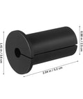 Cool Silicone Cable Grommet Kit Covers Wall Hole Pass Throughs For Home Office Or Industrial Setup Super Tear Resistant And Built To Last With Wire Insert Protection, black silicone, 2.04 in