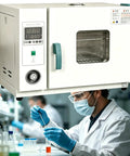 Heavy Duty Horizontal Lab Convection Oven With Digital Temp Control 300 Fahrenheit Flexible Range, 16L chamber, use in laboratory.