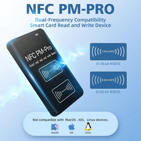 Dual Frequency RFID Copier And Reader For 13.56 MHz And 125 To 500 KHz Cards All In One Do It All Writer For ID UID UFID GDM HID 125K