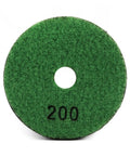 Durable 4 Inch Turbo Segment Grinding Disc With Sintered Metal Bond For Concrete Stone Surfaces Dry Wet Polishing Wheel Grit 100 To Smooth Rough Edges Fast green grinding pad with 200 grit rating
