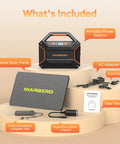 155Wh Solar Generator Kit With 30W Panel Included Portable Power Station For Camping Off Grid Emergency Backup 100W 150W Surge
