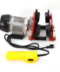 Electric Trolley Overhead Hoist With Remote Control For Garage And Workshop 2200Lb Capacity Built To Haul Heavy Duty Motor