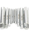 Top Notch Marhynchus Screw Tap Extractor Set With 10 Quenched Alloy Steel Bits For Nuking Broken Stripped Damaged Screws And Bolts Perfect For Home Repair Jobs And Industrial Grind With Durable Storage Box Included M4-M22 set