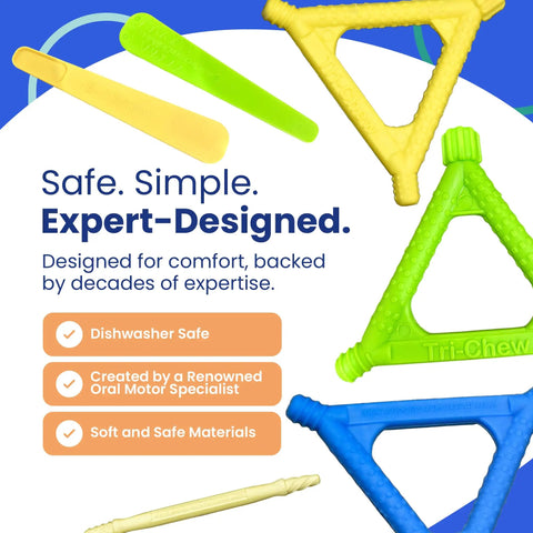 Pro Grade Oral Motor Stimulation Probe With Candy Dots And Swirls, One-Piece Flexible Build, Lightweight Durable Speech Therapy Tool For Strengthening Mouth Muscles, Chewing, And Swallowing. Assorted probes