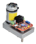 Dead Nuts Robot Servo Motor Delivering Sick Torsion With Reinforced Metal Gears And Aluminum Housing close-up side view.