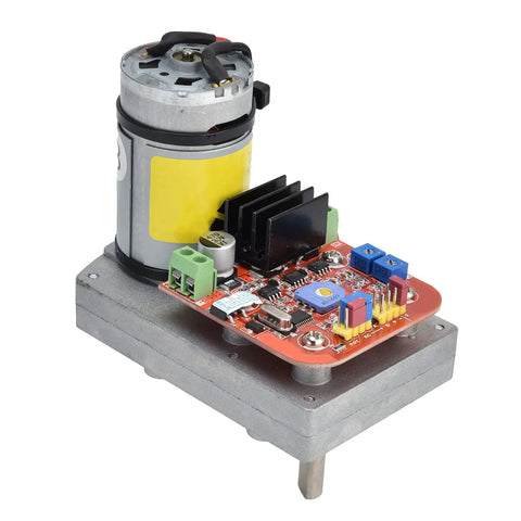 Dead Nuts Robot Servo Motor Delivering Sick Torsion With Reinforced Metal Gears And Aluminum Housing close-up side view.