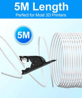 5 Meter PTFE Tube For 1.75mm Filament Bowden Tube With Cutter 2.5mm ID By 4mm OD Heat Resistant To 260C featured image