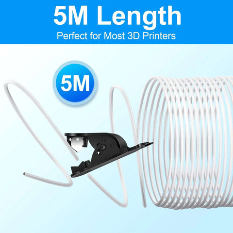 5 Meter PTFE Tube For 1.75mm Filament Bowden Tube With Cutter 2.5mm ID By 4mm OD Heat Resistant To 260C featured image