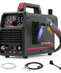 55 Amp Plasma Cutter With Non High Frequency Start Large LED Digital Display Non Touch Pilot Arc Digital DC Inverter Dual Voltage 110 220V CUT 55DS Pro Portable Metal Cutting Machine For Home Shop And Professional Use