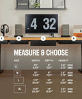 Level Up Your Desk Setup With This Solid Carbon Steel Undermount Drawer Attachment dimensions chart for size selection.