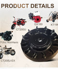 Heavy Duty 6061 T6 Billet Aluminum Flywheel For Predator 212cc Hemi Engines, 32 degree timing, detailed view.