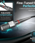 Oscilloscope Probes Pack Of 2 For 200MHz Bandwidth With X1 And X10 Attenuation, 10M 1M Input Resistance, 5mm Tip, 1200mm Cable