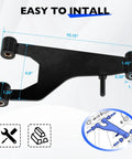 Front Suspension Control Arm A Plate Sub Assembly for 1993 Up Club Car DS Golf Carts with measurements