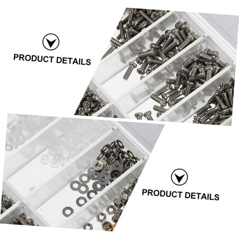 Glasses Repair Kit With Tweezers Screwdriver Cleaning Cloth And Thousands Of Eyewear Screws For Quick Eyewear Fixes showing screws in storage box
