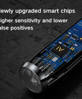 Close-up of Hidden Device Detector All In One With GPS Tracker Camera Detector Finder RF Signal Detector circuit board