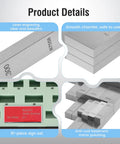81 Piece Pro Grade Steel Gauge Block Set, Grade B Accuracy, Durable Tool Steel Blocks With Laser-Etched IDs and Traceable Calibration Certificate for Precise Machining, Calibration, and Quality Checks, 81-piece steel gauge blocks