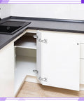 170 Degree Soft Close Cabinet Hinge Replacement For Pie Cut And Bifold Doors Hidden Lazy Susan Style in frameless corner cabinet