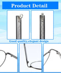 Close-up of All In One Eyeglass Repair Kit With Screws And Screwdrivers For Frames And Arms Universal Replacement Temples Hinges And Nose Pads