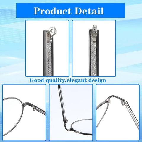 Close-up of All In One Eyeglass Repair Kit With Screws And Screwdrivers For Frames And Arms Universal Replacement Temples Hinges And Nose Pads