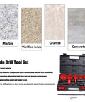 Cool Heavy Duty Ft Vogue Hole Saw Kit With 21 Pieces Includes 13 Fast Cutting HSS Drill Bits Plus Spacers Extenders And Converter For Woodworking Metal Tasks That Are Just Awesome. 21-piece HSS hole drill set with case for marble, granite, concrete and vitrified brick