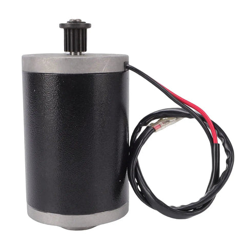 Close-up of Brushed 150W Electric Scooter Motor Replacement With Ride Ready Power, Stable 3500 RPM Transfer Aluminum Alloy