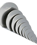 Beefed Up Heavy Duty 304 Grade Stainless Steel Machining Blanks Set Of 10 Round Discs 20 To 28mm Diameter 4mm Thick For Precision