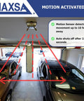 Dual Laser Garage Parking Guide For Two Cars Motion Activated Parking Aid With Independent Lasers Park Perfectly Every Time Clear Visual Cues To Avoid Walls And Shelves Silver Finish Easy Install mounted above two cars in a garage