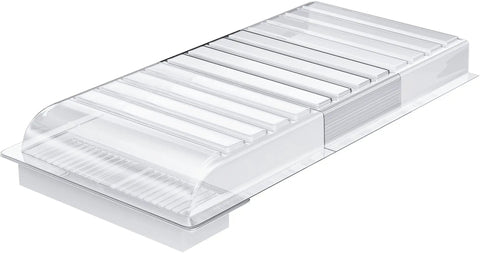 Air Vent Extender For Under Furniture With Installation Tape Low Profile Design Strong Plastic Extends From 17 To 30 Inches