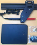 Heat Set Insert Tool Kit With M2 To M8 Tips Brass Knurled Nuts Heat Press For Plastic And 3D Printed Parts shown with components