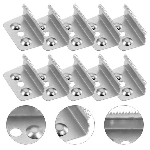 Stainless Steel Serrated Tape Dispenser Blades Replacement Knife For Packaging Box Sealer Pro Grade Heavy Duty Cutter 10 Pack