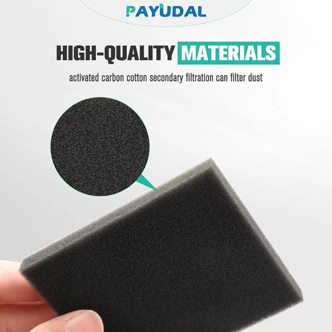 Replacement Parts Kit For AI Ultra Robot Vacuum With Main Brush HEPA Filter Foam Filter And Side Brush Compatible With AI Ultra Series Robots That Delivers Easy Fit And Durable Performance foam filter close-up