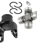 Front Drive Shaft Input Yoke Heavy Duty Drop In Replacement For 700 Transmission 2008 To 2017 with U-joint and snap rings.