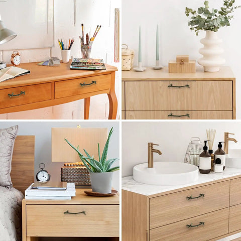 Kitchen Cabinet Pulls Resin Tray Handles Branch Shaped Bronze Finish With Hardware Kit Perfect For Epoxy Molds Faux Geode Agate Boards And Furniture Upgrades That Bring Fresh Vibes To Your Space