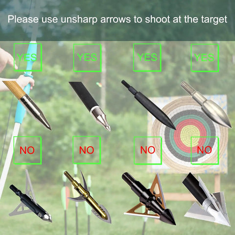 Handmade Straw Archery Target For Recurve Bow Or Longbow 20 Inch Backyard Practice with arrow tips guidance