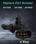 T Map Air Flow Sensor Replacement For ATV And Snowmobile High Precision Intake Sensor Fits Sportsman 570 700 800 850 1000 ACE