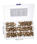 Copper Grease Nipples Assortment Kit For Pneumatic Fittings And Automotive Use Straight And Angled M8 M10 in box