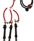Triple Gas Forge Burner Set With Regulator For Propane No Electric Venturi Forge Burner For Metal Melting Blacksmithing Knife Making
