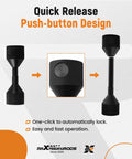 Push-Button Flange Lineup Pins For Five Eighths To One Seven Eighths Inch Holes, black quick release pins design