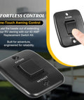 40 Amp RV Awning Interior Switch Kit With Plate Replacement For Solera Power Awnings, image of switch with extend and retract button