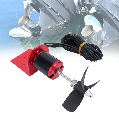 Underwater Thruster For RC Boats Beefy 6kg Thrust Brushless Submarine Motor With 3 Blades Propeller For RC Ships