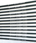Close-up of 32 Inch Carbon Practice Arrows Set of 12 for Youth Kid Friendly Compound and Recurve Bow Orange Removable Nocks