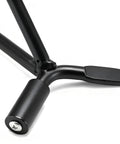 Triangular Motorcycle Stand For Dirt Bikes And Supermoto Motocross, close-up of iron triangle lift holder for rear wheel