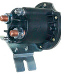 Straight Up Heavy Duty 12-Volt PowerSeal Dc Contactor featuring copper studs and bracket, designed for RV and truck wiring.