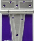 Heavy Duty T Hinges In Stainless Steel For Narrow Frames And Posts 8 Inch With Offset Staggered Screw Holes