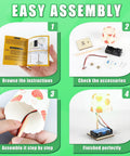 Hands On STEM Lamp Kits For Kids Ages 6 To 12, 6 Pack Bulk Science Craft Projects To Build Wooden Electric Table Lamps, Learn Circuits And Basic Electronics, Ideal For Classrooms Or Home Learning, Batteries Not Included step-by-step assembly guide